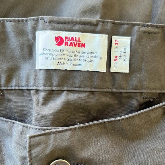 Fjall Raven Vidda Pro Ventilated Trs M Long.  EU:  54 US: 37 - Picture 2 of 8